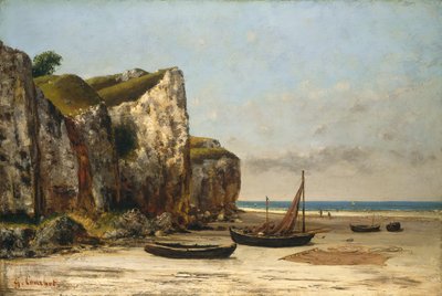 Strand Normandiában, kb. 18721875. alkotó: Gustave Courbet
