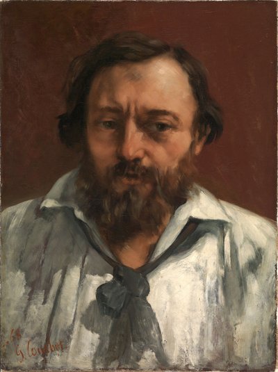 Pierre Dupont költő arcképe alkotó: Gustave Courbet