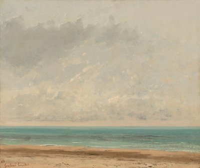 Nyugodt tenger, 1866. alkotó: Gustave Courbet