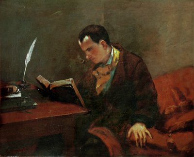 Charles Baudelaire, francia költő (olaj, vászon) alkotó: Gustave Courbet