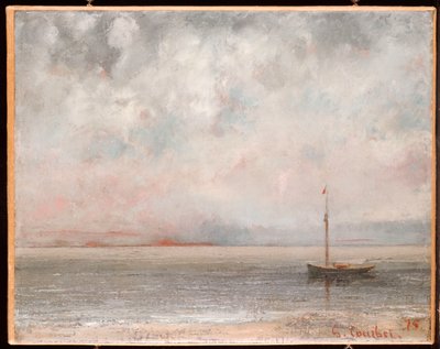 Felhők a Genfi-tavon, 1875 alkotó: Gustave Courbet