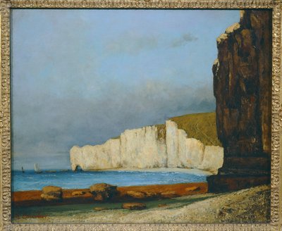 Tengerparti táj (olaj, vászon) alkotó: Gustave Courbet