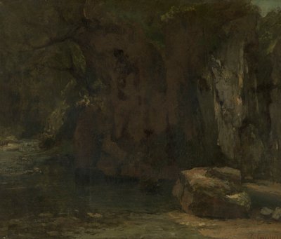 A La Loue-sziklák alkotó: Gustave Courbet