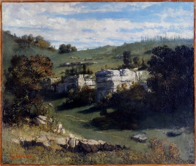 Francia: Paysage du Jura
Német: Landschaft des Jura alkotó: Gustave Courbet