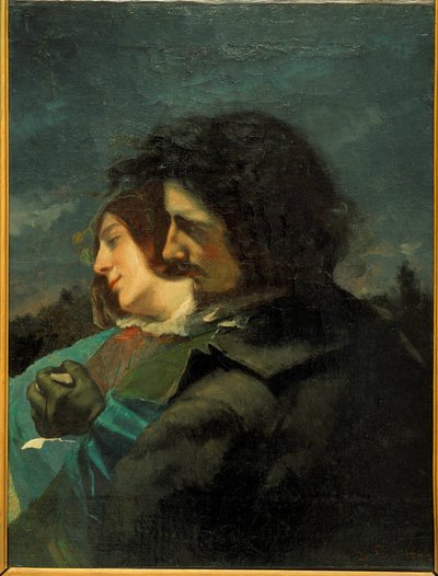 Boldog szerelmesek. Gustave Courbet festménye alkotó: Gustave Courbet