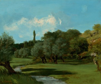 La Bretonnerie az Indrei Tanszéken, 1856. alkotó: Gustave Courbet