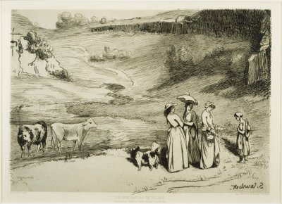 A falusi hölgyek alkotó: Gustave Courbet