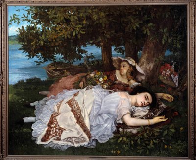 Gustave Courbet (1819-1877) A Szajna-part lányai festménye alkotó: Gustave Courbet