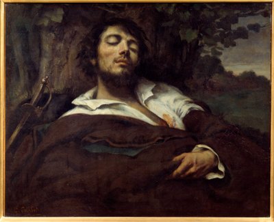 Gustave Courbet (1819-1877) Wesse ember festménye 1844 V. 0,81x0,97 m Párizs, Orsay Múzeum alkotó: Gustave Courbet