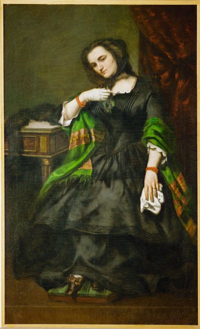 Mme. Auguste Cuoq (olaj, vászon) alkotó: Gustave Courbet
