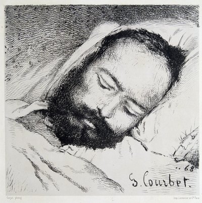 Proudhon halotti portréja, 1865.01.20. – Gustave Courbet alkotó: Gustave Courbet