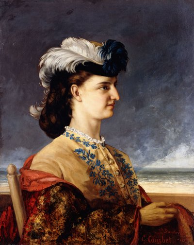 Károly grófné portréja, 1865 alkotó: Gustave Courbet