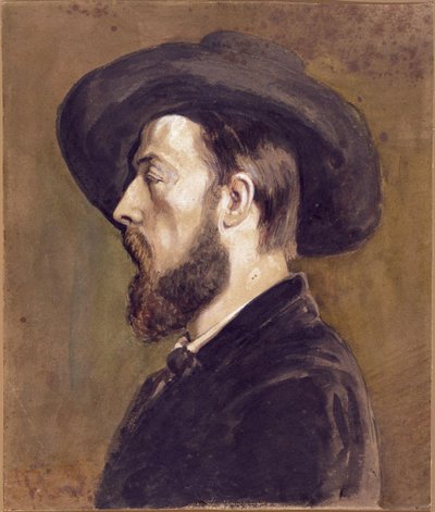 Johan Barthold Jongkind portréja 1819-1891. alkotó: Gustave Courbet