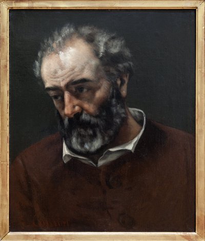 Paul Chenavard (1807-1895) francia festő portréja, Gustave Courbet (1819-1877) festménye. Fényképészet, KIM Youngtae, Lyon, Musee des Beaux Arts de Lyon. alkotó: Gustave Courbet