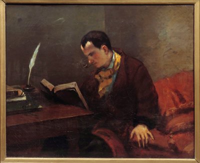 Charles Baudelaire költő portréja (1821-1867) Gustave Courbet (1819-1877) festménye 1847 Montpellier musee Fabre alkotó: Gustave Courbet