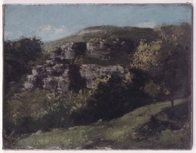 Sziklák Ornans-nál alkotó: Gustave Courbet