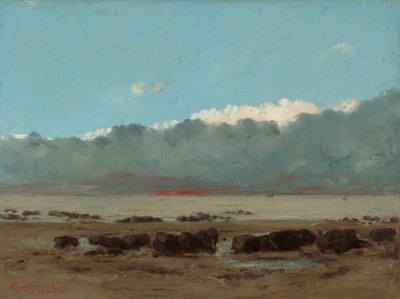 Fekete sziklák Trouville-ben alkotó: Gustave Courbet