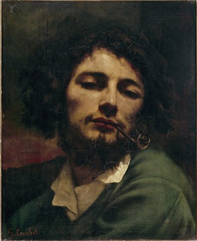 Önarckép vagy a pipás férfi Gustave Courbet festménye alkotó: Gustave Courbet
