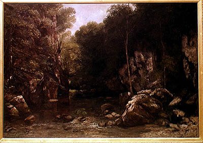 Magány, 1866 alkotó: Gustave Courbet