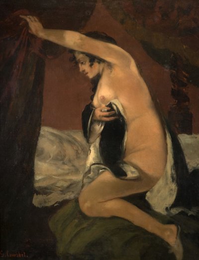 Tanulmány a Vénuszról a Vénuszban és a pszichében, 1865. alkotó: Gustave Courbet
