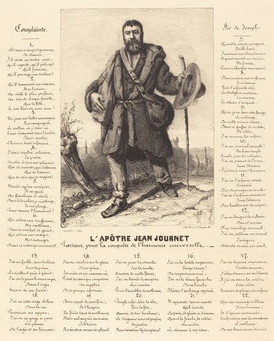 Jean Journet apostol az egyetemes harmónia meghódítására indul alkotó: Gustave Courbet