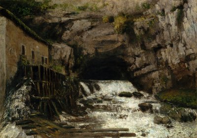 A Loue forrása, 1864. alkotó: Gustave Courbet
