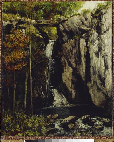 Gour de Conche bukása, Myon (olaj, vászon alkotó: Gustave Courbet