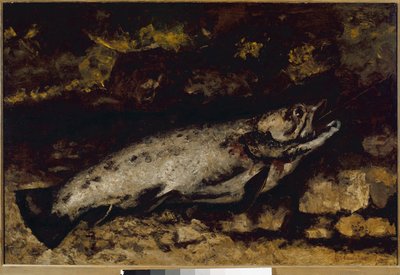 A pisztráng (olaj, vászon alkotó: Gustave Courbet
