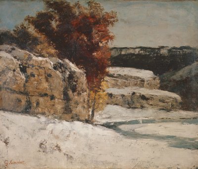 Téli táj, 1865-70 alkotó: Gustave Courbet