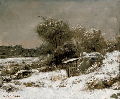 Téli jelenet, 19. század alkotó: Gustave Courbet