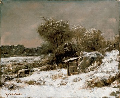 Téli jelenet, 1855 után alkotó: Gustave Courbet