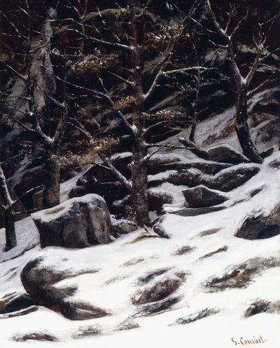 Tél, 1873 körül alkotó: Gustave Courbet