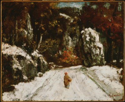 Tél a Jurában alkotó: Gustave Courbet