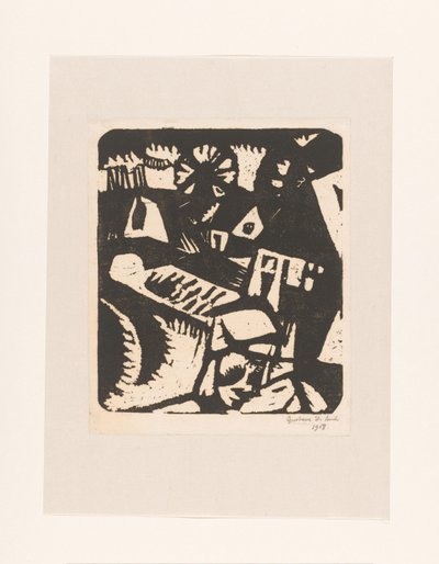 Tájkép alkotó: Gustave De Smet (signed by artist)