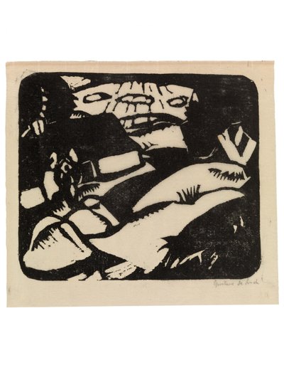 Holland: tájkép vagy tájkép tanyával alkotó: Gustave de Smet