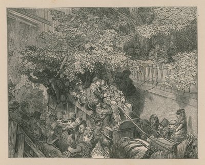Egy zsúfolt lovaskocsi alkotó: Gustave Dore