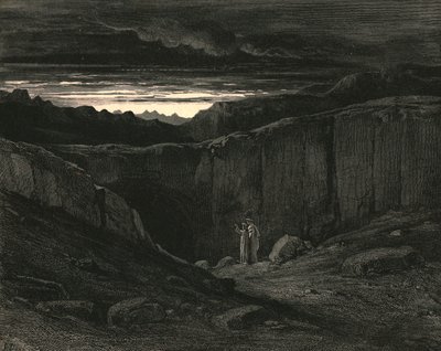 Hagyja fel minden reményét, ti, akik ide beléptek, c1890. alkotó: Gustave Dore