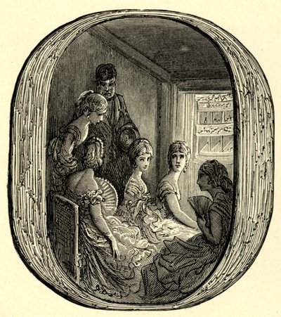 Egy opera box at alkotó: Gustave Dore