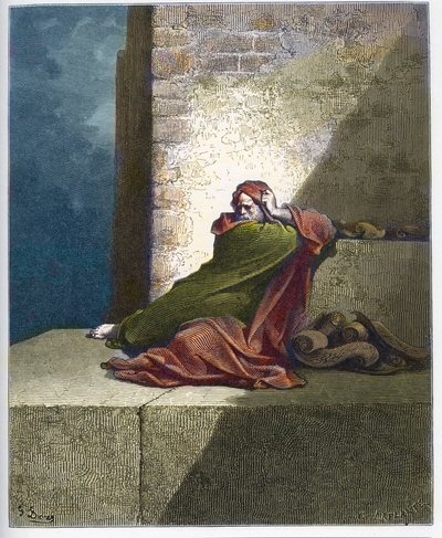 Baruch – Baruch ben Neria – Metszet Gustave Dore (1832-1883) „A Dore Bibliájából” alkotó: Gustave Dore