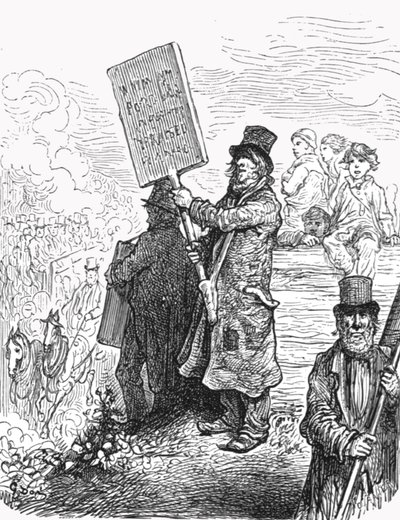 „Bible Hawker”, 1872. alkotó: Gustave Dore
