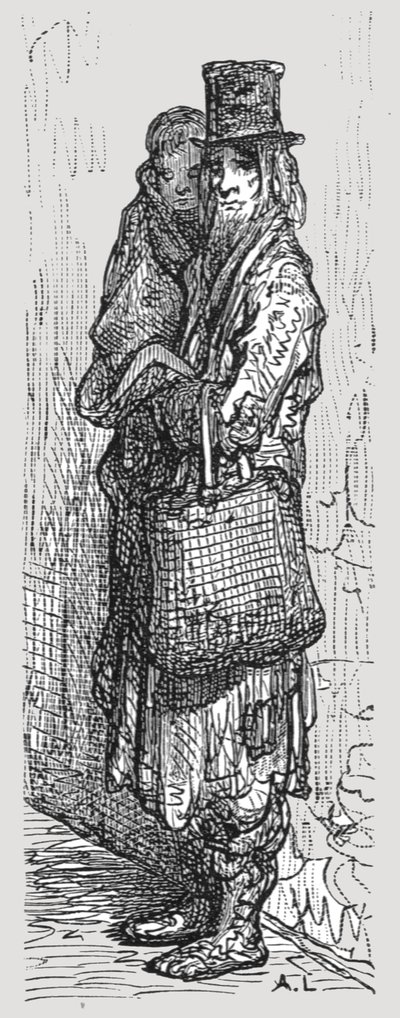 "Broken Down", 1872. alkotó: Gustave Dore