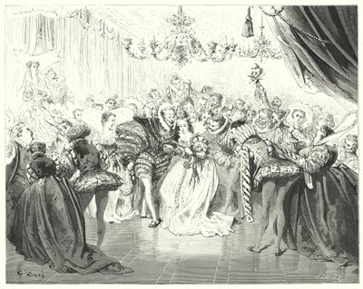 Cendrillon; Hamupipőke (metszet) alkotó: Gustave Dore