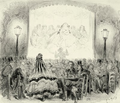 Kávékoncertterem Franciaországban, Paul Gustave Dore