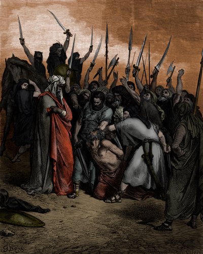 Agag halála Dorétól – Biblia alkotó: Gustave Dore