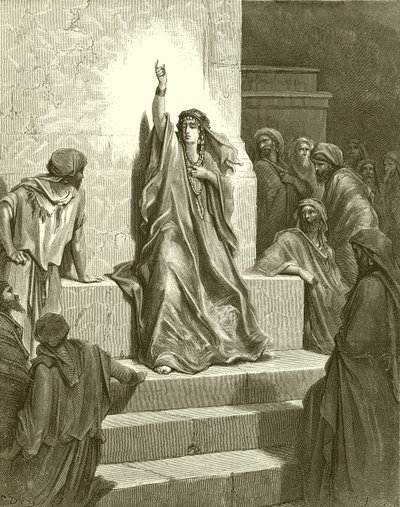 Deborah (metszet) alkotó: Gustave Dore