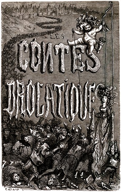 Honore de Balzac drolatic meséinek előképe alkotó: Gustave Dore