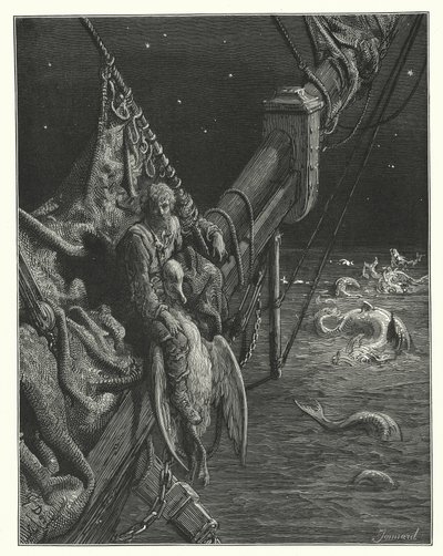Gustave Dore illusztrációja Coleridge Rime of the Ancient Mariner című művéhez (metszet) alkotó: Gustave Dore