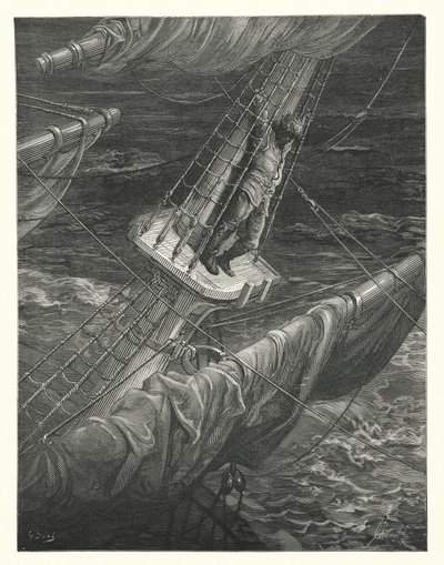 Gustave Dore illusztrációja Coleridge Rime of the Ancient Mariner című művéhez (metszet) alkotó: Gustave Dore