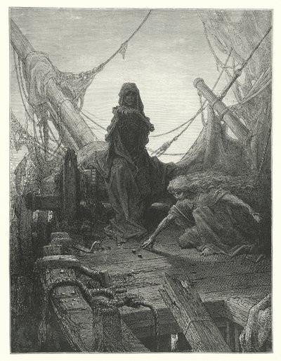 Gustave Dore illusztrációja Coleridge Rime of the Ancient Mariner című művéhez (metszet) alkotó: Gustave Dore