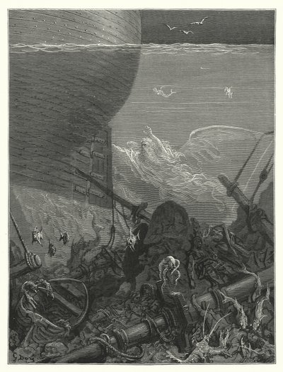 Gustave Dore illusztrációja Coleridge Rime of the Ancient Mariner című művéhez (metszet) alkotó: Gustave Dore